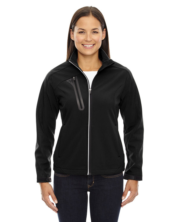 ash-city-north-end-ladies-terrain-colorblock-soft-shell-with-embossed-print-black