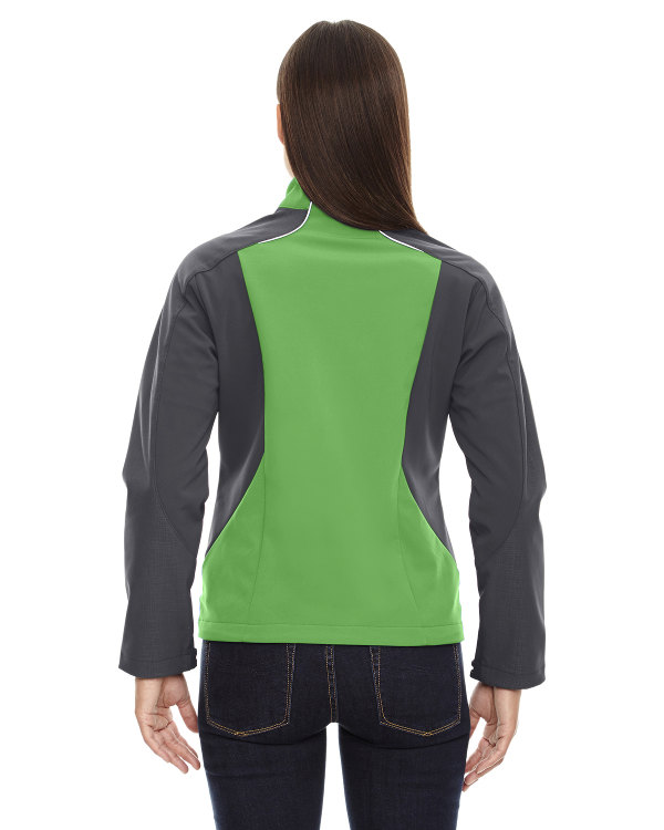 ash-city-north-end-ladies-terrain-colorblock-soft-shell-with-embossed-print-valley-green-back