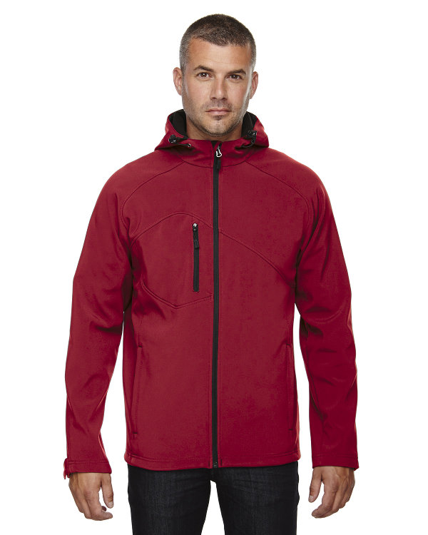 ash-city-north-end-mens-prospect-two-layer-fleece-bonded-soft-shell-hooded-jacket-molten-red