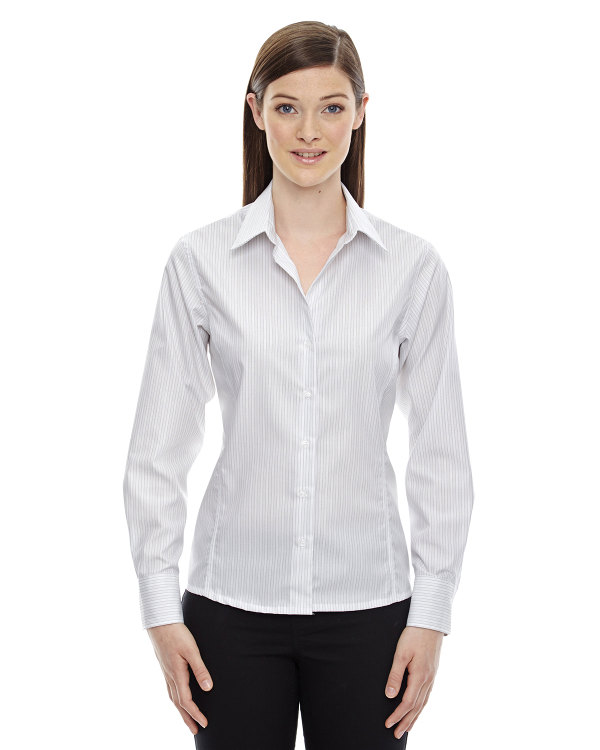 ash-city-north-end-sport-blue-ladies-boardwalk-wrinkle-free-two-ply-80s-cotton-striped-tape-shirt-white