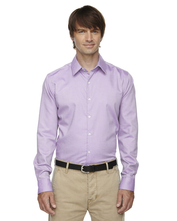 ash-city-north-end-sport-blue-mens-refine-wrinkle-free-two-ply-80s-cotton-royal-oxford-dobby-taped-shirt-orchid-pink