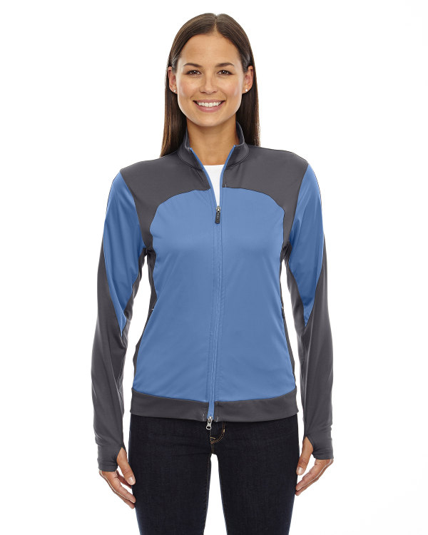 Ash City - North End Sport Red Ladies' Active Performance Stretch Jacket Vibrant Sky