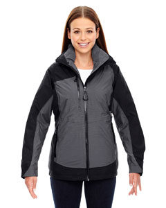 ash-city-north-end-sport-red-ladies-alta 3-in-1-seam-sealed-jacket-with-insulated-liner-black-front