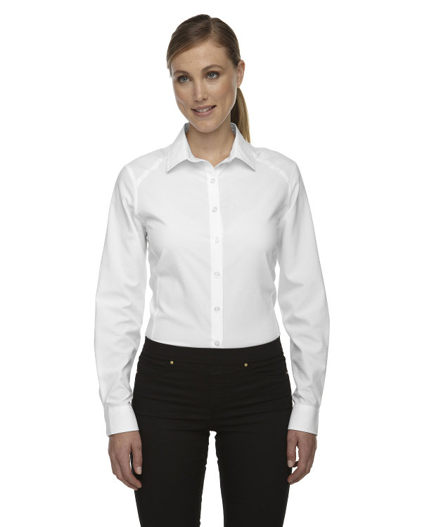 ash-city-north-end-sport-red-ladies-rejuvenate-performance-shirt-with-roll-up-sleeves-white
