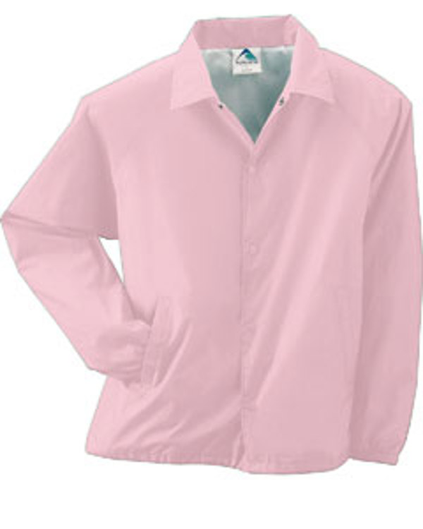 augusta-drop-ship-lined-nylon-coachs-jacket-light-pink