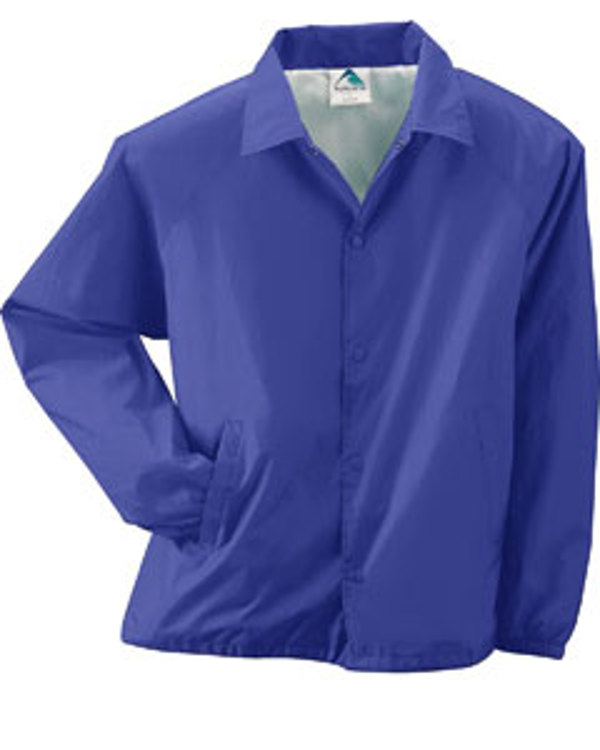 augusta-drop-ship-lined-nylon-coachs-jacket-purple
