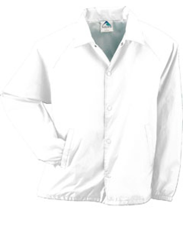 augusta-drop-ship-lined-nylon-coachs-jacket-white