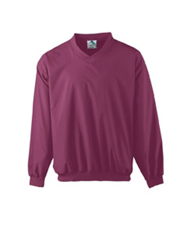 augusta-drop-ship-micro-poly-windshirt-lined-maroon