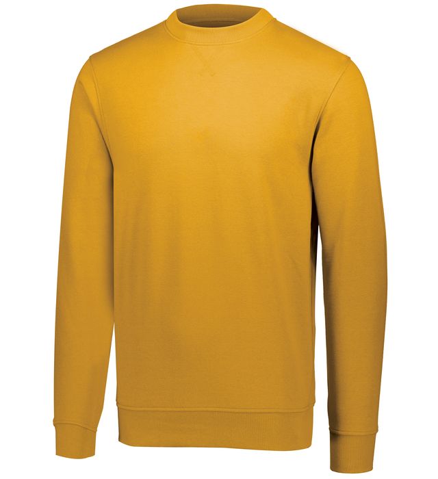 augusta-sportswear-60-40-fleece-crewneck-sweatshirt-gold