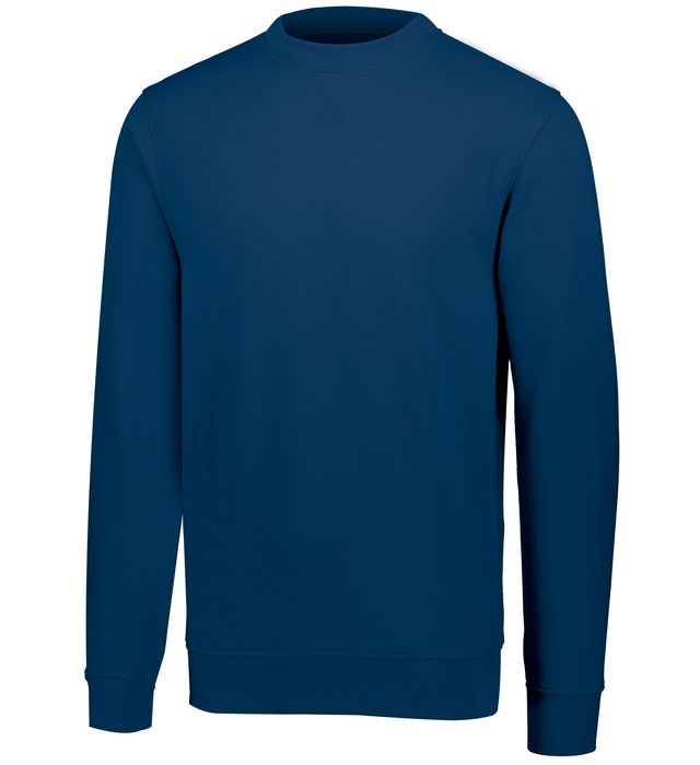 augusta-sportswear-60-40-fleece-crewneck-sweatshirt-navy
