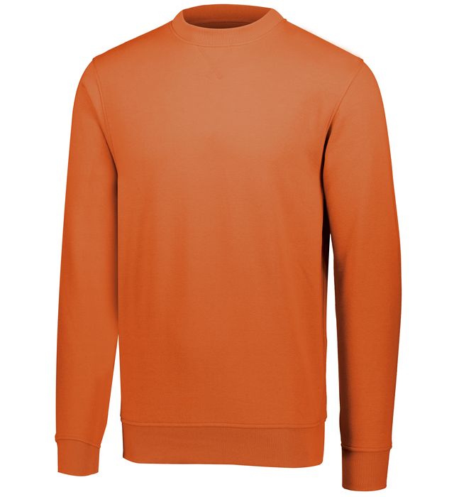 augusta-sportswear-60-40-fleece-crewneck-sweatshirt-orange