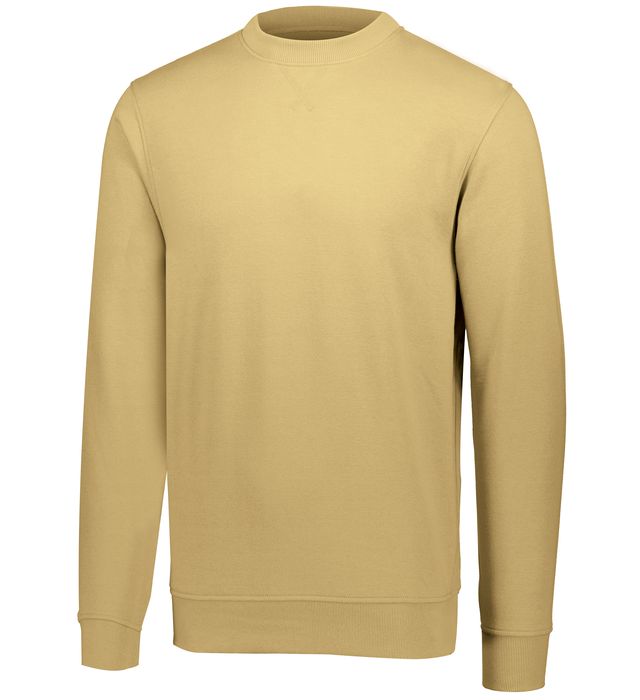 augusta-sportswear-60-40-fleece-crewneck-sweatshirt-vegas gold