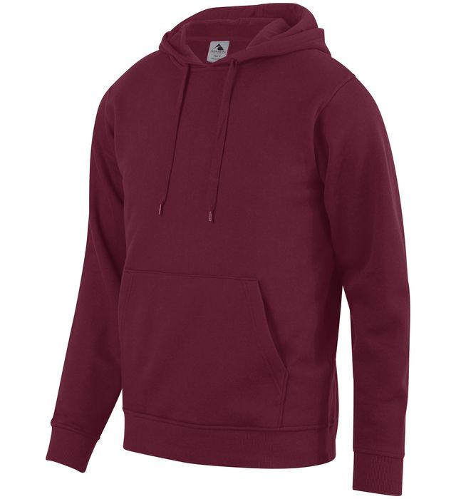 augusta-sportswear-60-40-fleece-hoodie-maroon