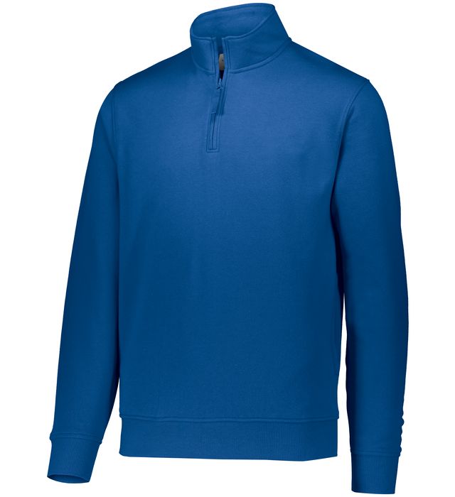 Augusta Sportswear 60/40 Fleece Quarter Zip Pullover Polyester Blend 5422 Roya;