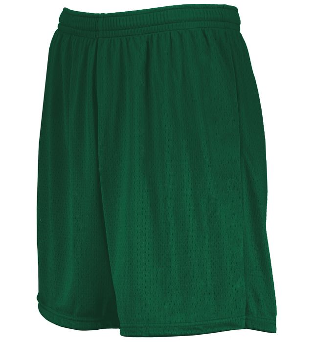 Augusta Sportswear 7-Inch Modified Mesh Unisex Athletic Shorts 1850 Dark Green