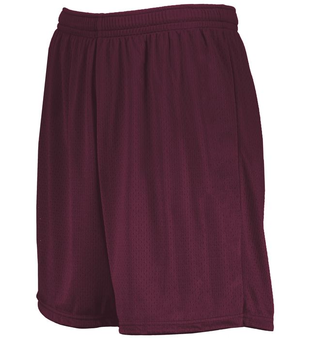 Augusta Sportswear 7-Inch Modified Mesh Unisex Athletic Shorts 1850 Maroon