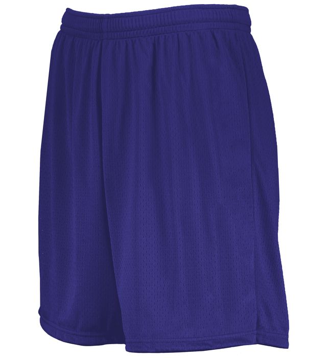 Augusta Sportswear 7-Inch Modified Mesh Unisex Athletic Shorts 1850 Purple