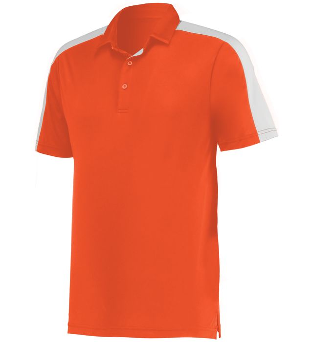 augusta-sportswear-bi-color-vital-polo-orange-white