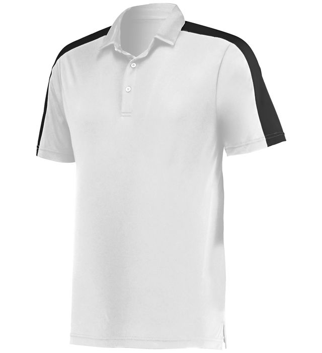 Augusta Sportswear Bi-Color Vital Polo Polyester 5028 White/Black
