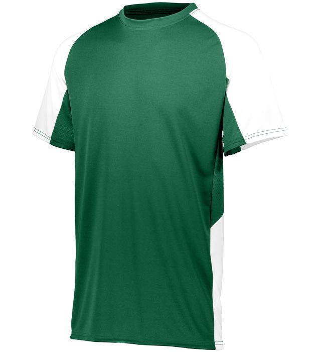 Augusta Sportswear Color Secure® Technology Multi-Sport Cutter Jersey 1517-dark-green-white