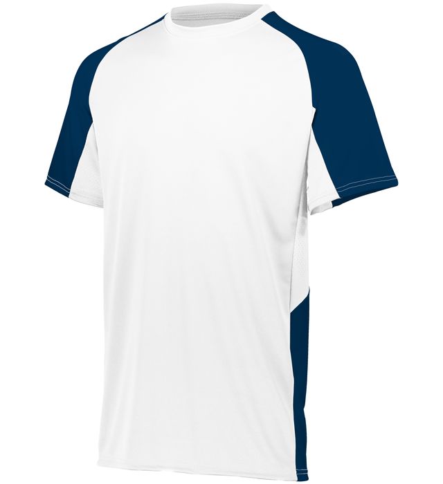 Augusta Sportswear Color Secure® Technology Multi-Sport Cutter Jersey 1517-white-navy