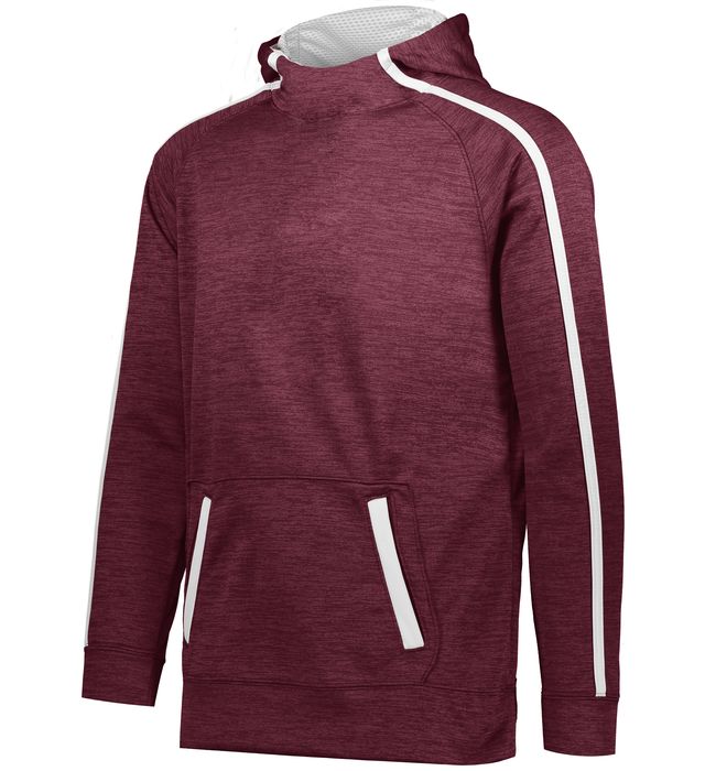 augusta-sportswear-front-pouch-pocket-youth-stoked-tonal-heather-hoodie-maroon-white