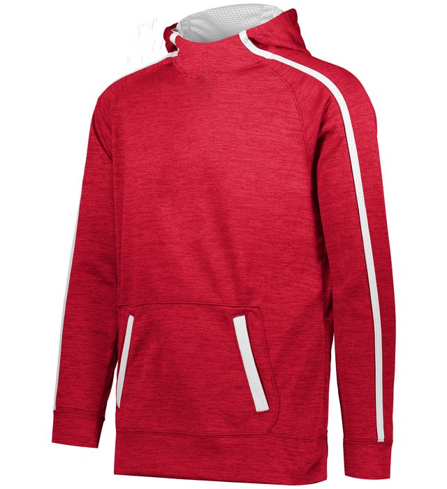 augusta-sportswear-front-pouch-pocket-youth-stoked-tonal-heather-hoodie-red-white