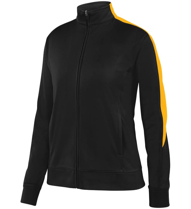 augusta-sportswear-front-zipper-ladies-medalist-jacket-2-0-black-gold