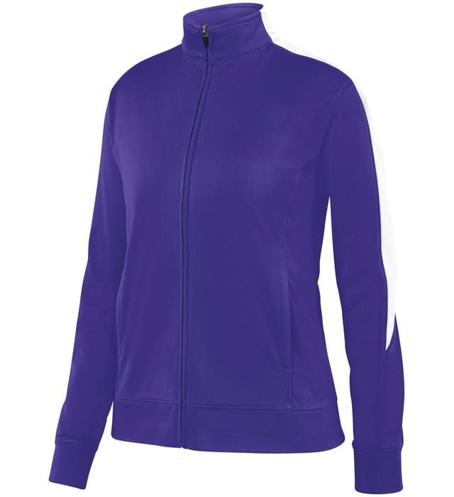 augusta-sportswear-front-zipper-ladies-medalist-jacket-2-0-purple-white