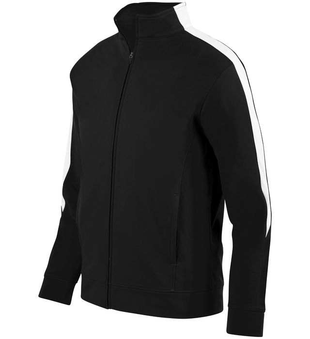 augusta-sportswear-front-zipper-medalist-jacket-2-0-black-white