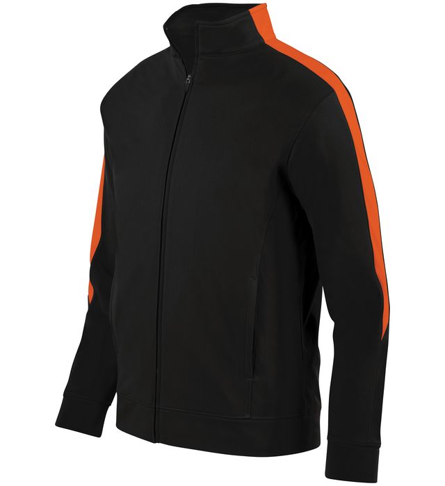 augusta-sportswear-front-zipper-youth-medalist-jacket-2-0-black-orange