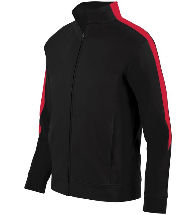 augusta-sportswear-front-zipper-youth-medalist-jacket-2-0-black-red