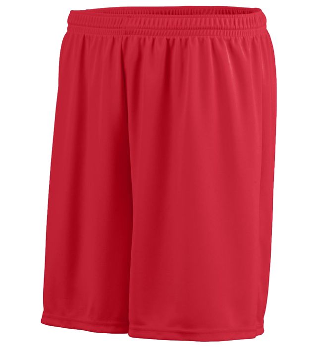 Augusta Sportswear Full-cut 7 inch Youth Inseam Graded Octane Shorts 1425-Red