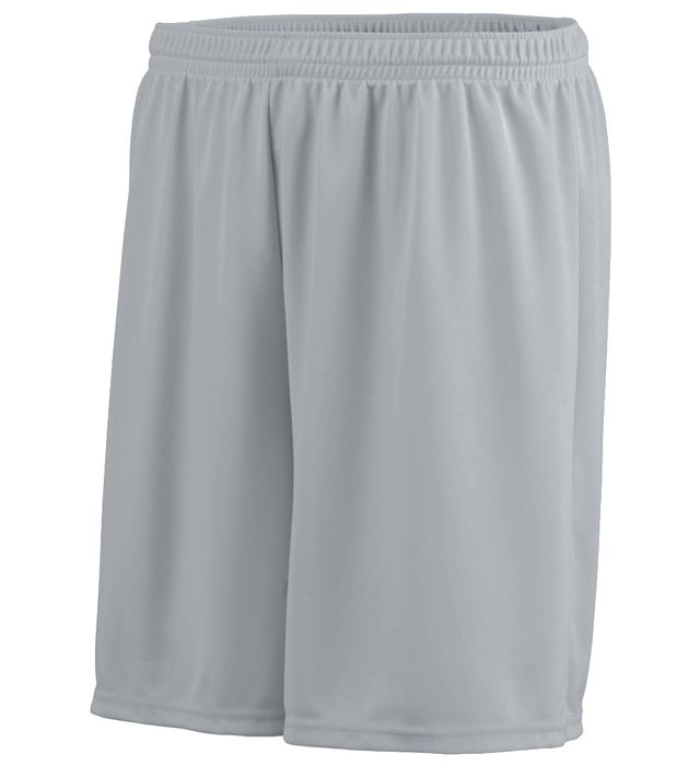 Augusta Sportswear Full-cut 7 inch Youth Inseam Graded Octane Shorts 1425-silver-grey