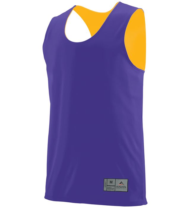 Augusta Sportswear Fully Reversible Wick Moisture Youth Tank Top 149-purple-gold