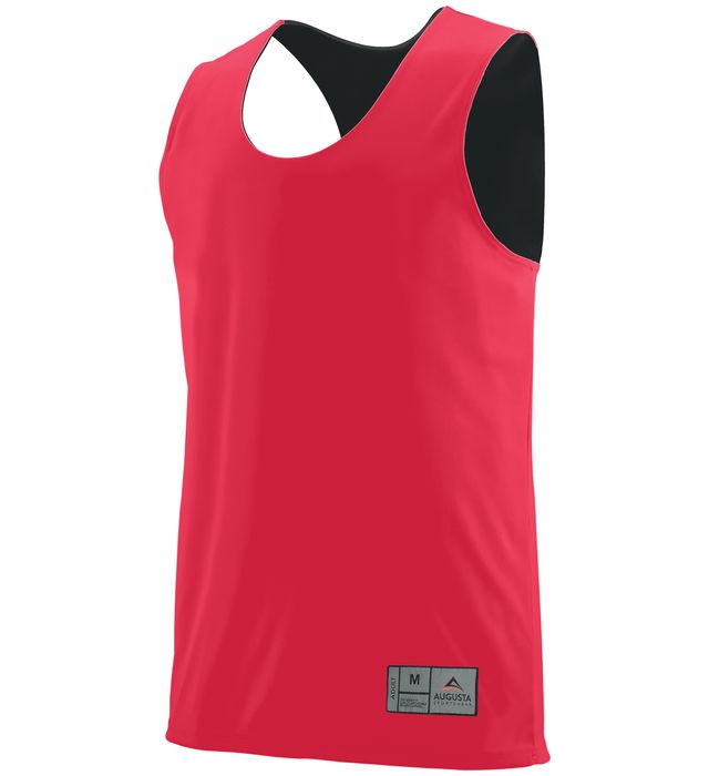 Augusta Sportswear Fully Reversible Wick Moisture Youth Tank Top 149-red-black