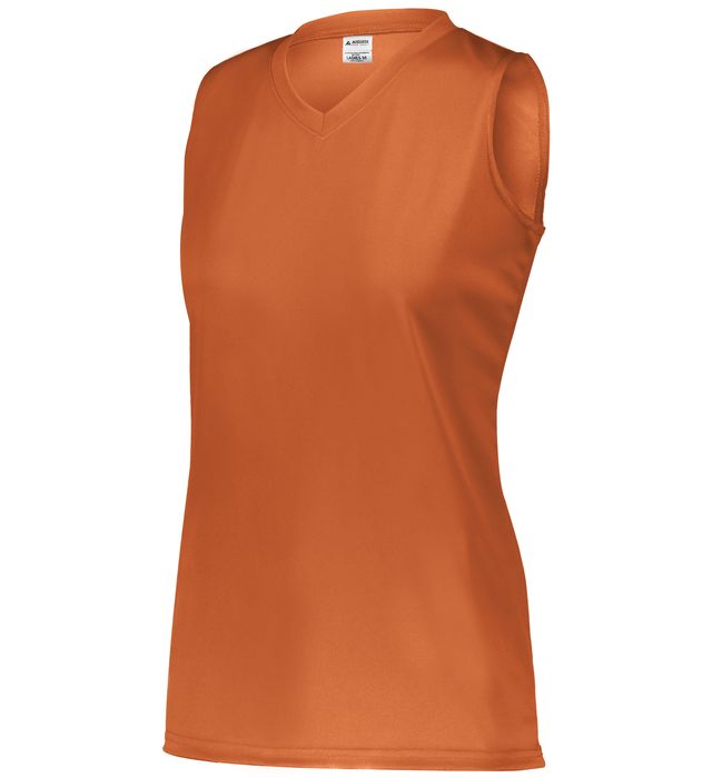 augusta-sportswear-girls-attain-wicking-sleeveless-v-neck-collar-jersey-orange