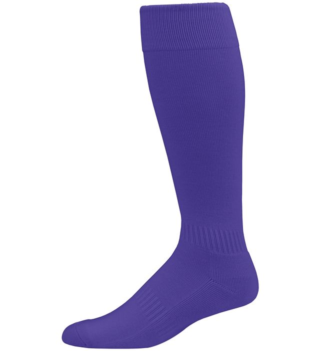 Augusta Sportswear Knee-length Elite Multi-Sport Socks 6006 Purple (Hlw)