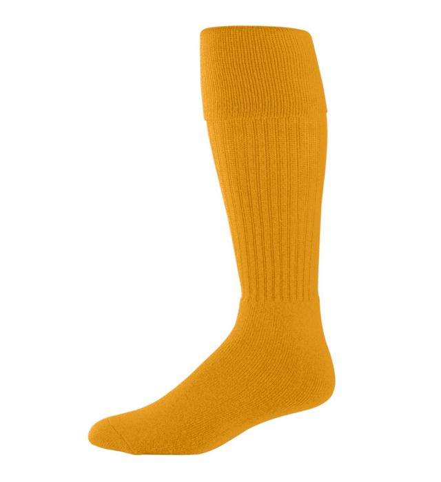 Augusta Sportswear Knee-length Tube Soccer Sock 6031 Gold