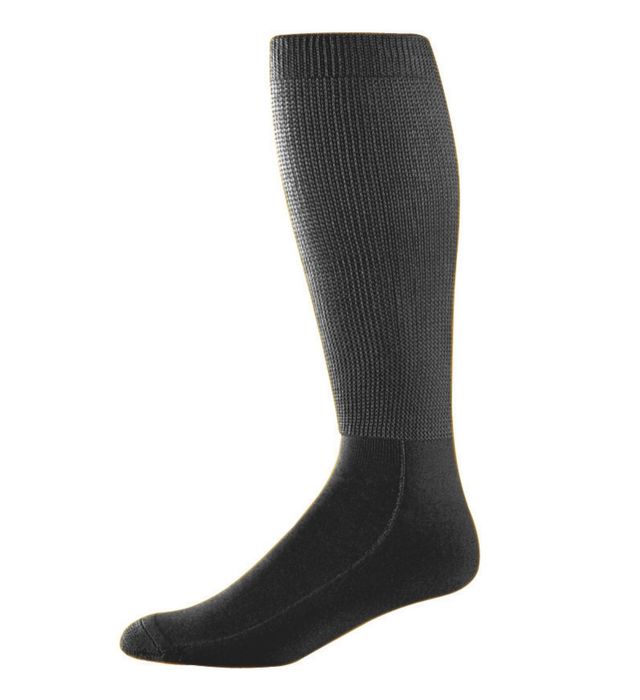 Augusta Sportswear Knee-length Wicking Athletic Socks 6085 Black