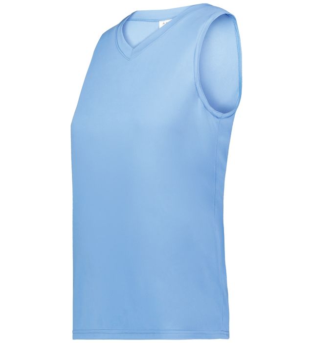 augusta-sportswear-ladies-attain-wicking-sleeveless-v-neck-collar-jersey-columbia blue