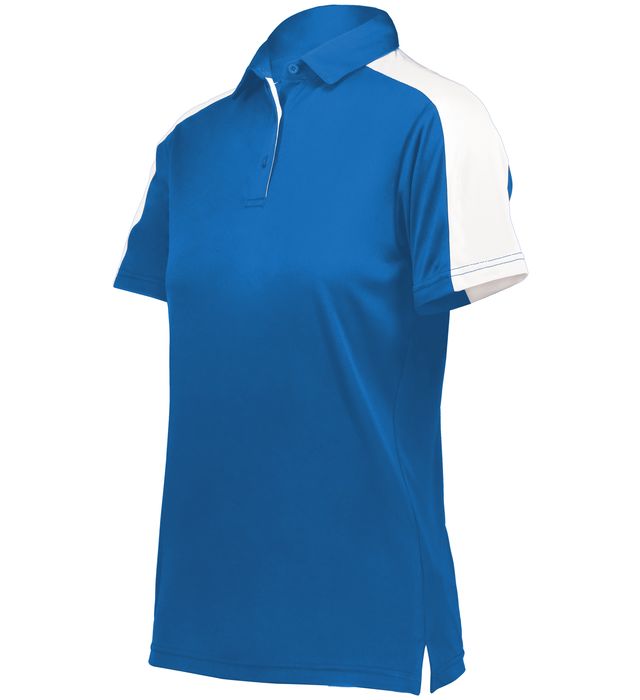 Augusta Sportswear Ladies Bi-Color Vital Polo Polyester 5029 Royal/White
