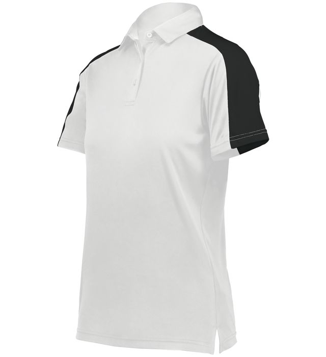 augusta-sportswear-ladies-bi-color-vital-polo-white-black