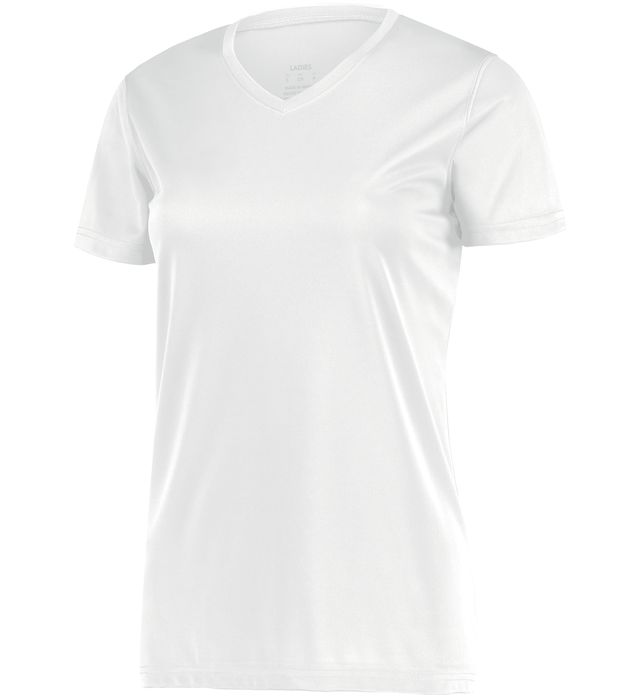 Augusta Sportswear Ladies NexGen Wicking Long Sleeve V-Neck Tee Shirt 1788