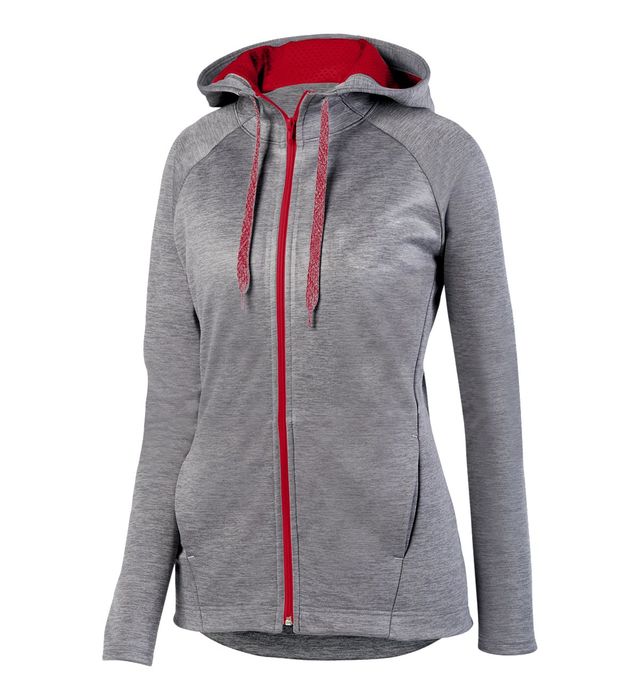 augusta-sportswear-ladies-zoe-tonal-heather-full-zip-hoodie-graphite-red