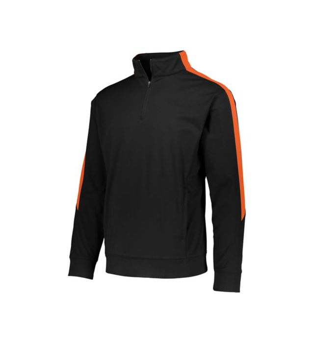 augusta-sportswear-medalist-2-0-quarter-zip-pullover-black-orange