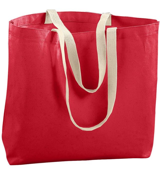 augusta-sportswear-one-size-5-inch-bottom-gusset-jumbo-tote-bag-red