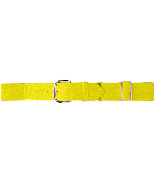 augusta-sportswear-one-size-elastic-webbing-baseball-belt-power yellow