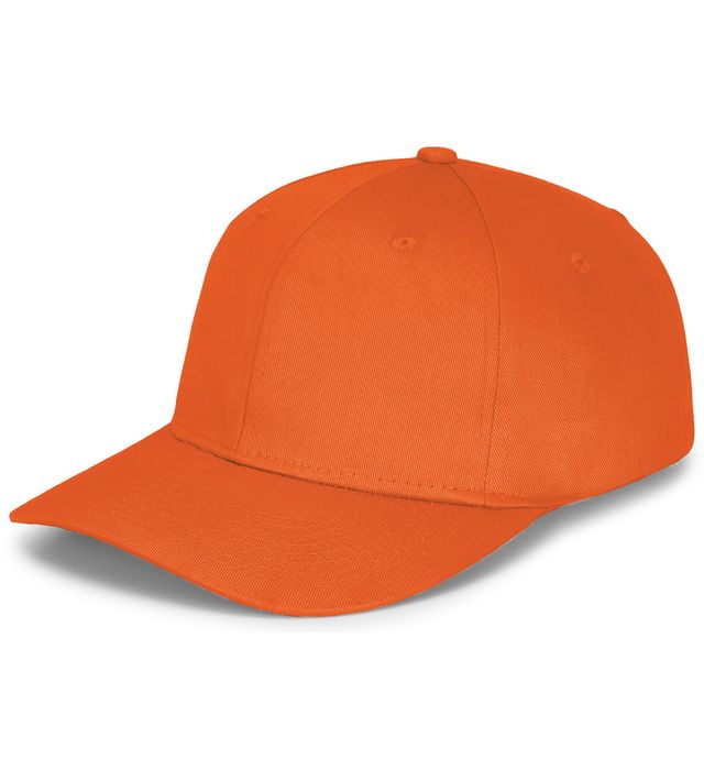 augusta-sportswear-one-size-six-panel-cotton-twill-low-profile-cap-orange