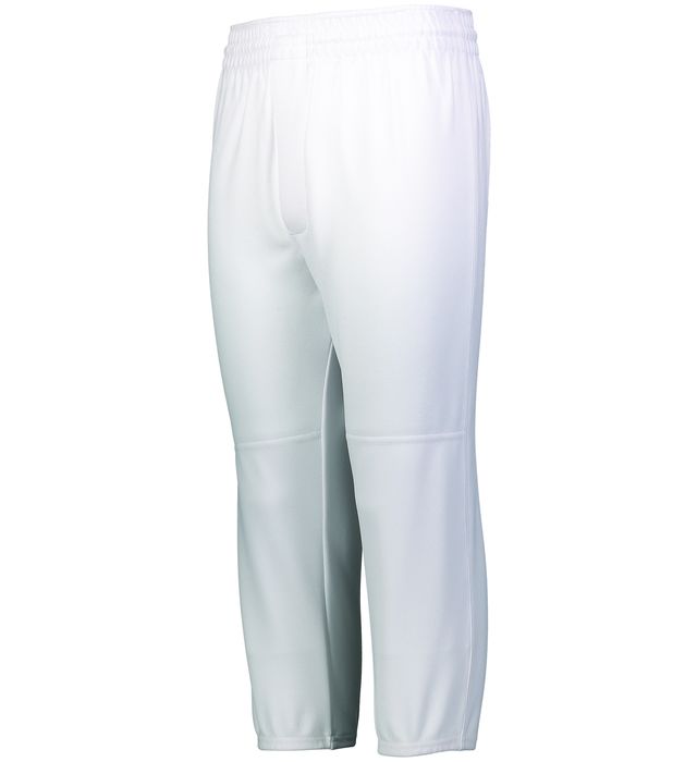 Augusta Sportswear Right Back Patch Pocket Pull-up Baseball Pants 1487-white